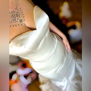 Justin Alexander Bridal mermaid fit in Alabaster